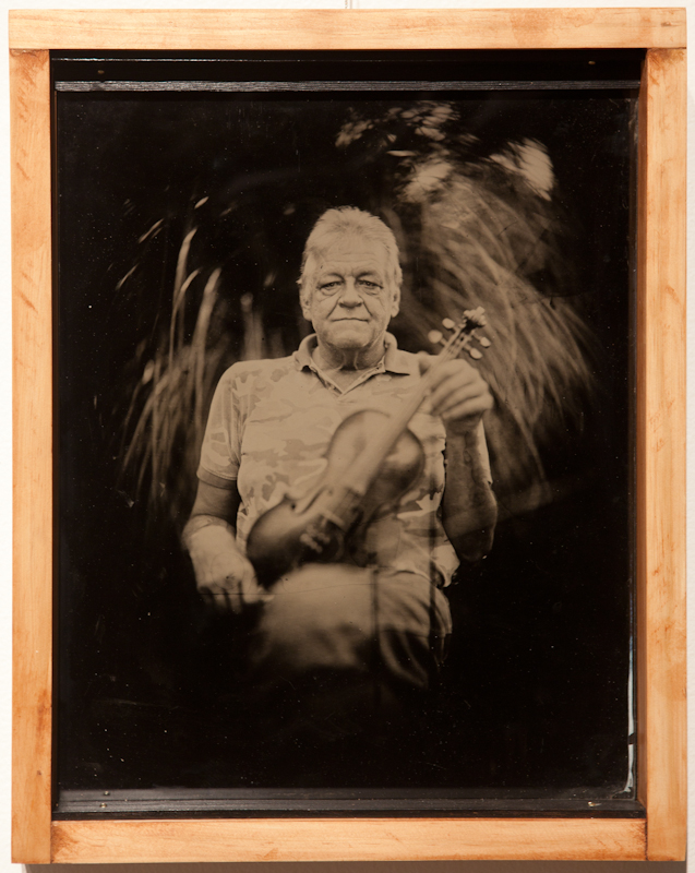 Coz Fontenot - Fiddle-Harmonica-Vocals - Ambrotype - $500