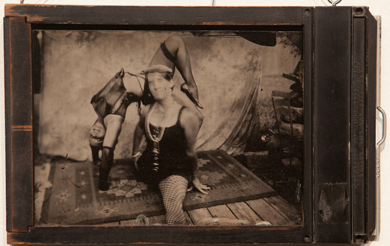 Contortion - Tintype on Aluminum - $300