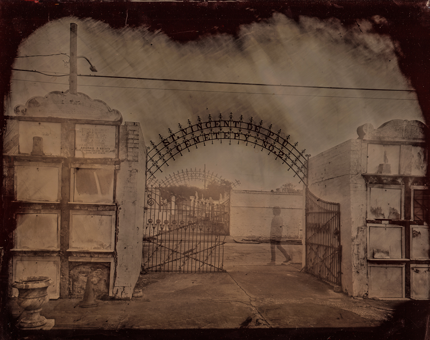 Cemetery Walker - 2014 - 14x11 - $1500 Framed