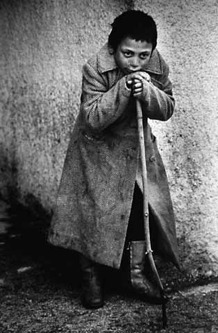 Boy from ghetto in front of Cinema - 1983 - $2200