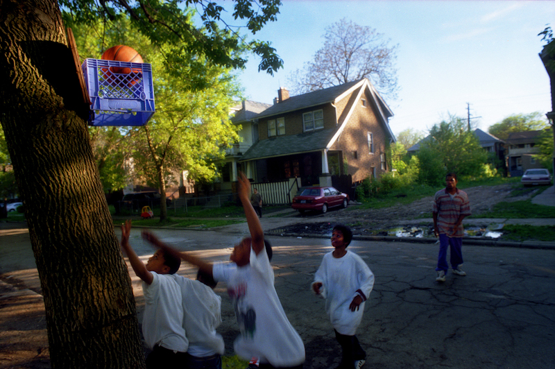 Shooting Hoops 1995 13x20 $750