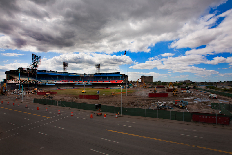 Demolition of Tiger Stadium 2008 13x20 $750