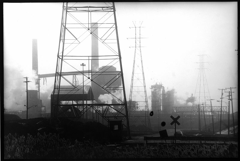 Industrial landscape - Southwest Detroit 1995 8x10 $750