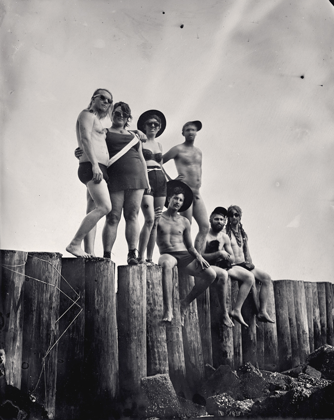 Sometimes We Call It Goth Beach 2 - 25.5 x 19.5 - $750 Unframed