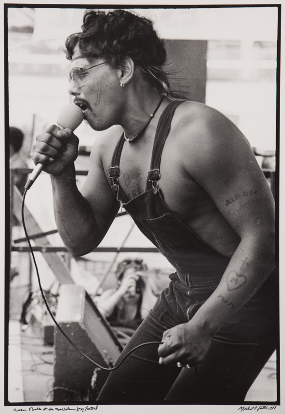 Aaron Neville at the New Orleans Jazz Festival 1977