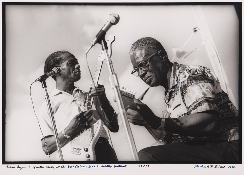 Silas Hogan & Guitar Kelly at the New Orleans Jazz & Heritage Festival 1972