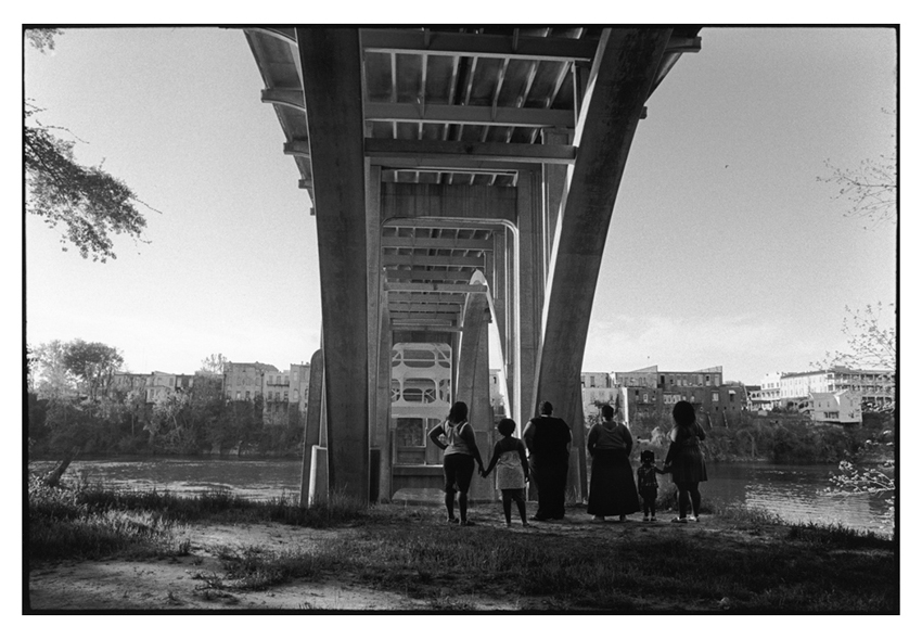 Under the Edmund Pettus Bridge - 12x18 on 16x20 - $1000