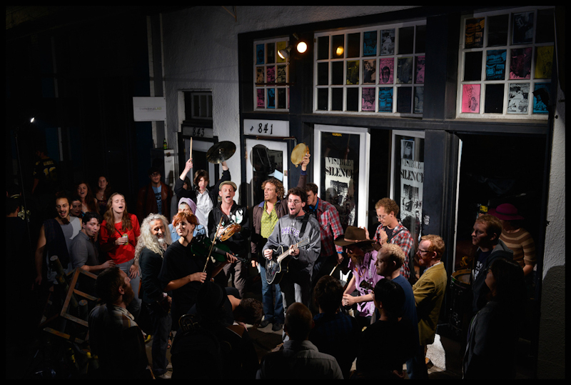 Never Records - 18x24 - $250