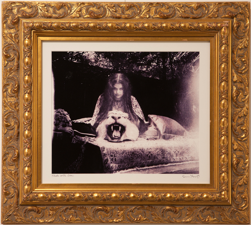 Theda with Lion - 22x25 - $950