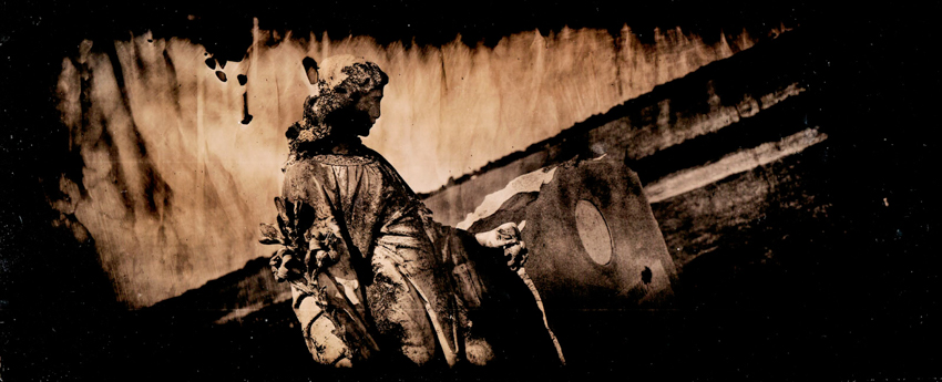 Euphus Ruth - Angel On The Road To Lawrence Deadening - 7 x 17 - $1500 Unframed $1700 Framed