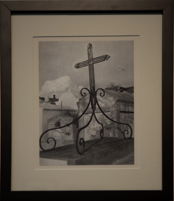 Clarence John Laughlin - Cross With Curlicues - 10  x 7 1/4 - $1000
